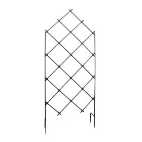 Outdoor 7-FT. Tall Wrought Iron Lattice Garden Trellis