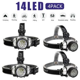 14LED Headlamp USB Rechargeable Headlight Head Torch Flashlight Simple Designed For Doctors