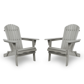Wood Lounge Patio Chair for Garden Outdoor Wooden Folding Embossed Adirondack Chair Set of 2 Solid Cedar Wood Lounge Patio Chair with Wood Grain