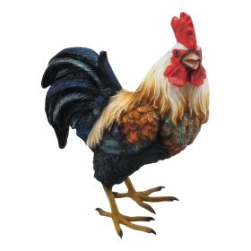 5.5"H White Head Rooster Figurine Home Decor Gift