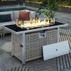 K&K 43" Propane Gas Fire Pit Table