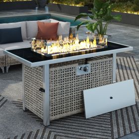 K&K 43" Propane Gas Fire Pit Table