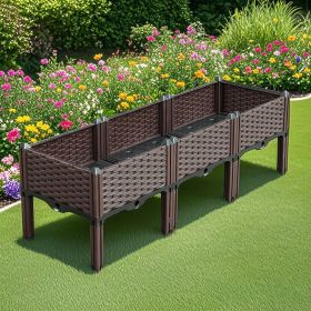 SOGA 120cm Deep Raised Garden Bed – Planter Box with Legs