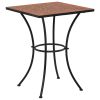 Table Terracotta Ceramic, Powder-coated Iron Medium Durable