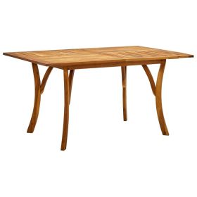 Wooden Table Natural wood Solid acacia wood Large Durable