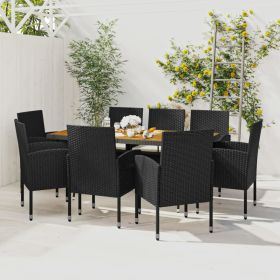 Patio Dining Set Seats 8 Outdoor Dining Set Rectangular Modern