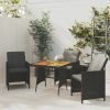 Garden Table Black