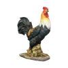 22.4" Rooster Garden Statues for Garden - Life Sized Concrete Chicken Decorations Cock Art Decor Statues for Outdoor, Garden, Lawn