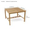 Windsor 59" Square Bar Table