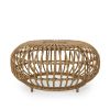 Boho Style Outdoor Wicker Coffee Table