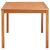Dining Table Natural Solid Acacia Wood 59.1 x 35.4 x 29.1 in