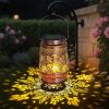 Solar Lantern Outdoor Lamp Waterproof Decorations Garden Decor, Christmas Birthday Gifts for Women, Mom, Grandma Decorative Garden, Yard, Patio, Lawn