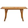 Wooden Table Natural wood Solid acacia wood Large Durable