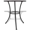 Garden Table Terracotta Powder-coated iron frame and ceramic top