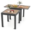 31.5-63 Inches Extendable Patio Table for 4-6 People