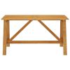 Garden Dining Table Natural wood Solid acacia wood Medium Durable