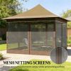 Rain shelter, tent, pergola, suitable for gardens, terraces, beige