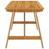 Garden Dining Table Natural wood Solid acacia wood Medium Durable