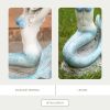 Ocean Style 11.61' x 7.68' x 23.23' Magnesium Oxide Mermaid Statue for Home, Garden, Patio