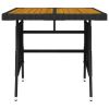 Garden Table Black