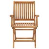 Garden Chair Set of 2 Teak
