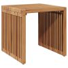Garden Side Table Brown 17.72 x 16.73 x 17.72 in