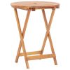 Garden Table Brown Solid Acacia Wood