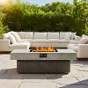 Tabletop Propane Fire Pits, 56 x 23 in, 50,000 BTU outdoor firepit table, Suitable for Outdoor, Patio, Balcony, three height options