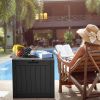 30 Gallon Outdoor Storage Chest, Ideal for Storing Patio Furnishings, Cushions, Garden Equipment