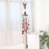 1pc Vintage Metal Butterfly Turtle Iron Owl Animal Wind Chime Home Courtyard Living Room Decoration Copper Outdoor Hanging Ornament