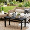 Rectangular dining table, outdoor coffee table, terrace table, garden table