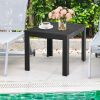 Wooden Square Patio Coffee Bistro Table