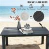 Rectangular dining table, outdoor coffee table, terrace table, garden table